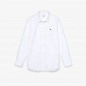 LACOSTE Men's Slim Fit Stretch Cotton Poplin Shirt - 3CH2668