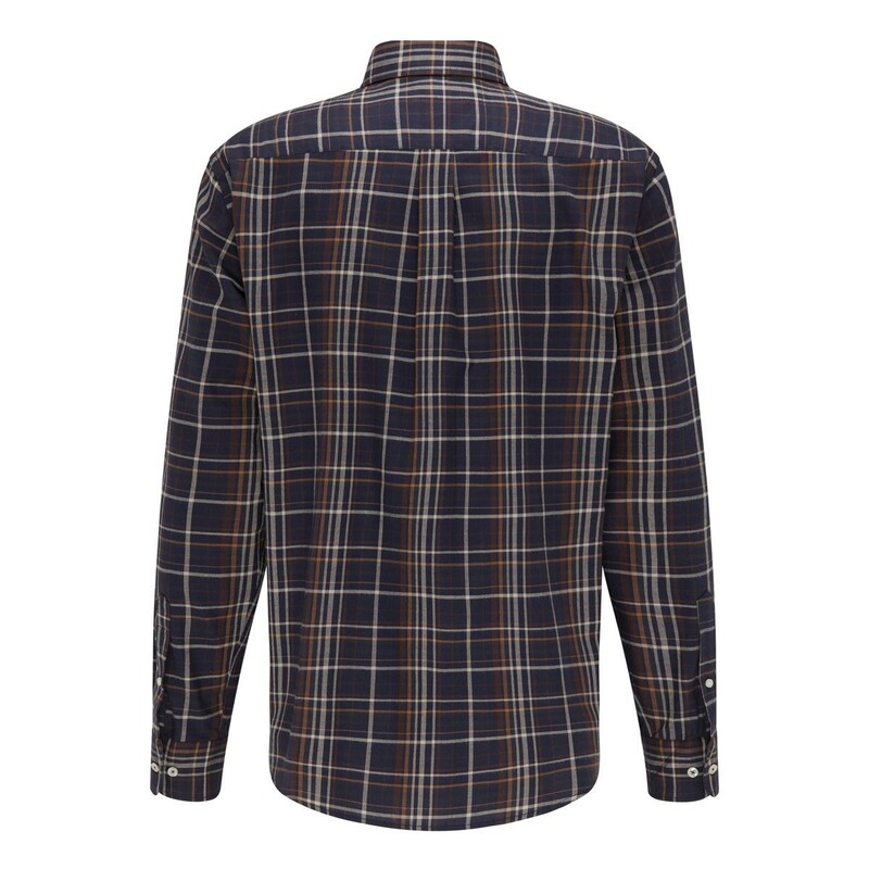 FYNCH HATTON Checked Casual-Fit Premium Shirt - 1220  6090