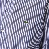 LACOSTE Men's Regular Fit Striped Cotton Shirt - 4@3CH2936