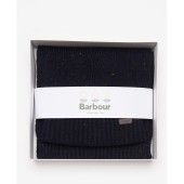 Barbour Carlton Fleck Beanie & Scarf Gift Set - 4@MGS0047 - BARBOUR