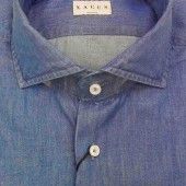 XACUS Shirt Collar cutaway Blue Canvas - 11296