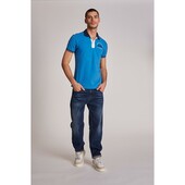 LA MARTINA Slim-fit stretch cotton classic polo shirt - 3LMTMP005
