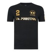 LA MARTINA Regular-fit classic cotton T-shirt - 3LMTMR309