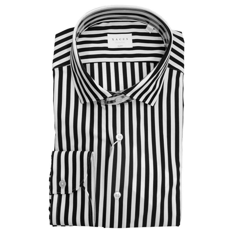XACUS Shirt Collar cutaway Active shirt Stripes - 21602