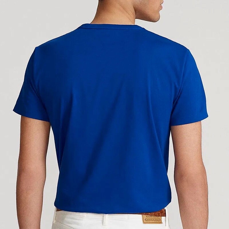 Custom Slim Fit Jersey Crewneck T-Shirt - 710671438144 - POLO RALPH LAUREN