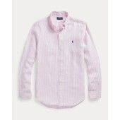 Custom Fit Striped Linen Shirt - 710873446002 - POLO RALPH LAUREN