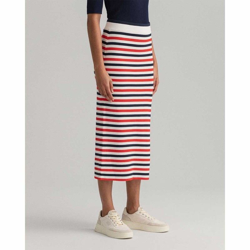 GANT Icon G Striped Jersey Skirt - 3GW4204708
