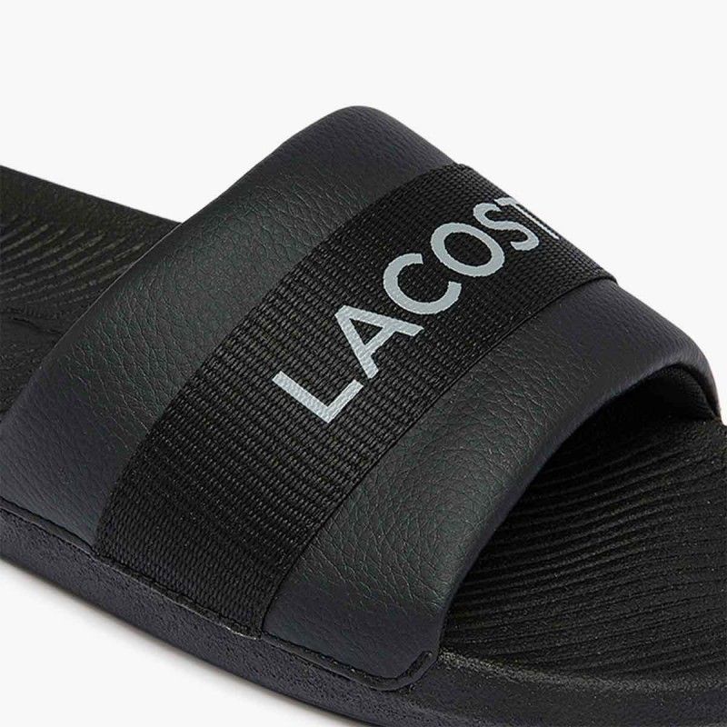 LACOSTE Men's Croco Slides Textile Logo - 37-41CMA000702H