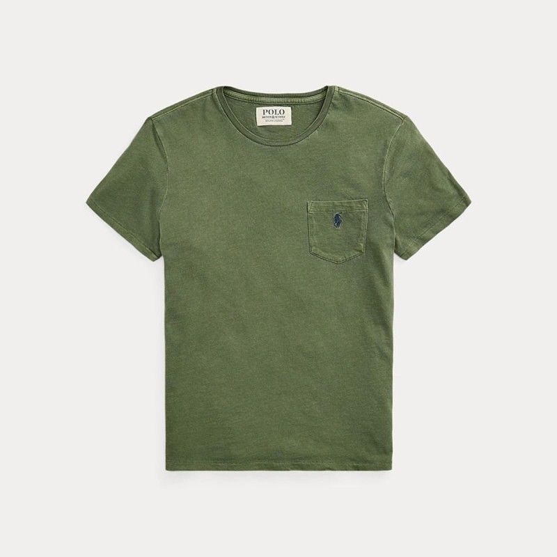 Custom Slim Fit Jersey Pocket T-Shirt - 710795137029 - POLO RALPH LAUREN