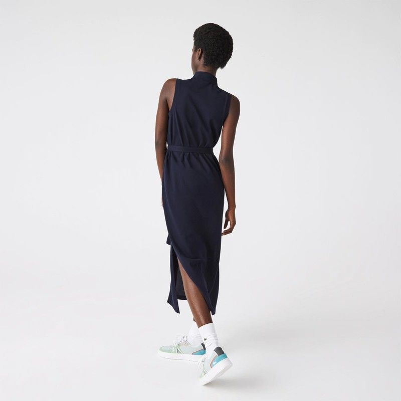LACOSTE Women's Stretch Cotton Piqué Polo Dress - 3EF1107