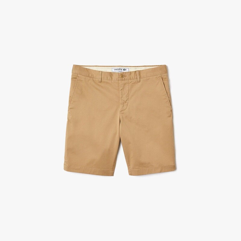 LACOSTE Men's Slim Fit Stretch Cotton Bermuda Shorts - 3FH2647