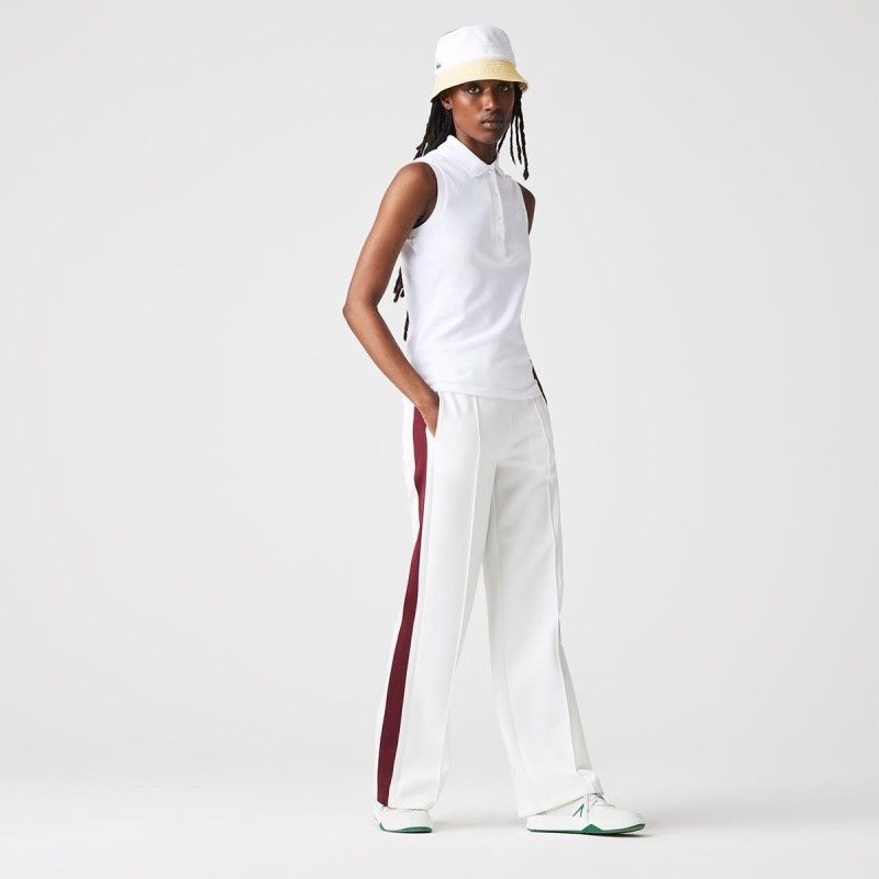 LACOSTE Women's Lacoste Slim fit Sleeveless Cotton Piqué Polo Shirt - 3@3PF5445