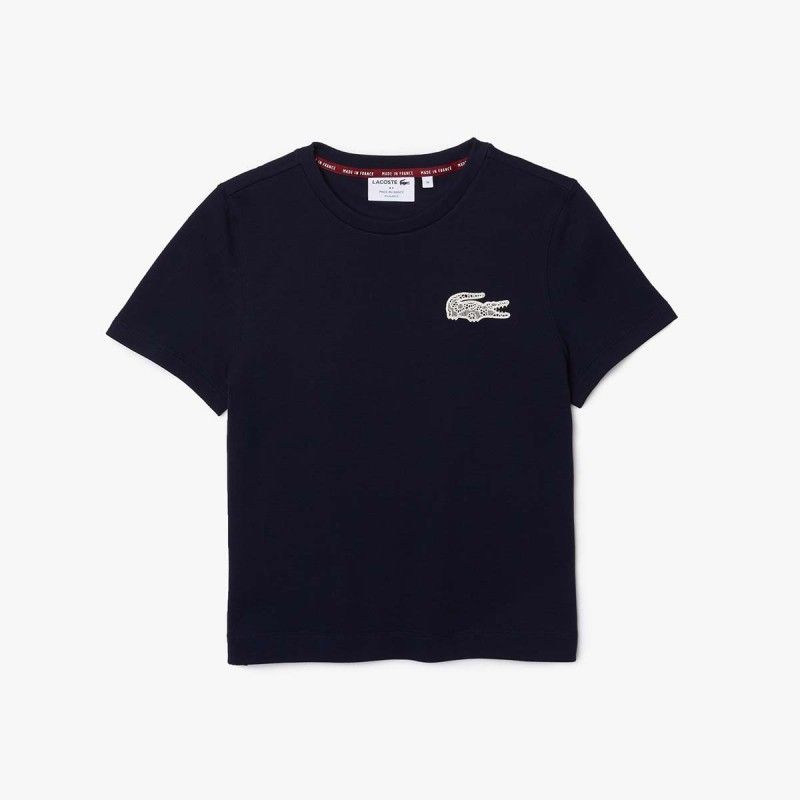 LACOSTE Women's Made In France Cotton Blend T-Shirt - 3TF1194