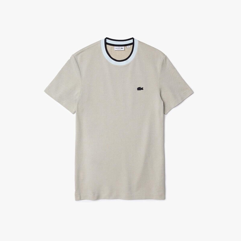 LACOSTE Men’s Crew Neck Premium Cotton T-shirt - 3TH1783