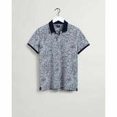 GANT Men's Leaf-print cotton-piqué polo shirt - 3G2022012