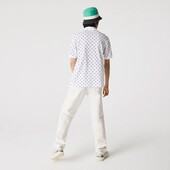 LACOSTE Men’s Lacoste Classic Fit Polka Dot Cotton Piqué Polo Shirt - 3PH2383