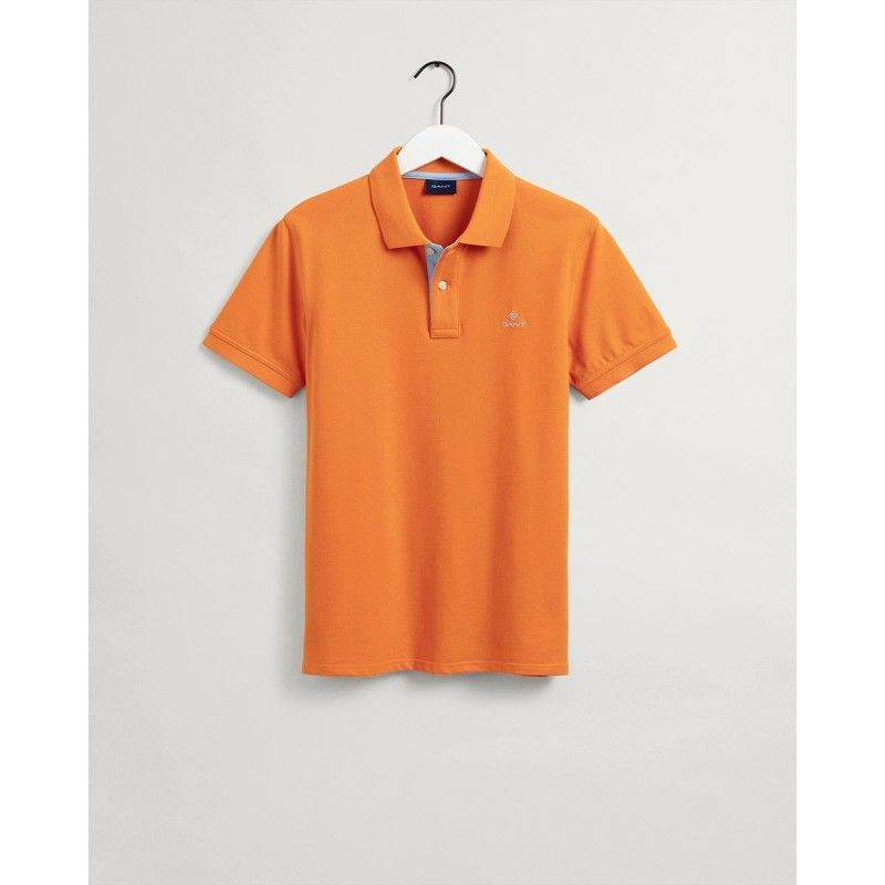 GANT Cotton piqué polo shirt with contrasting finishes - 3@3G2052003