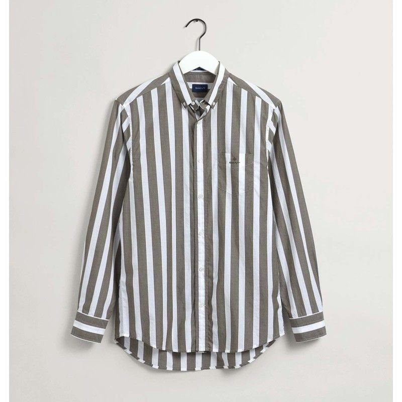 GANT Regular fit wide striped poplin shirt - 3G3042730