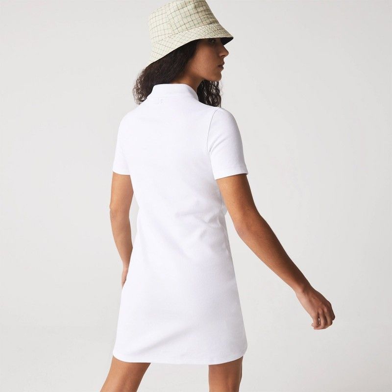LACOSTE Women's Made In France Organic Cotton Piqué Polo Dress - 3EF1196