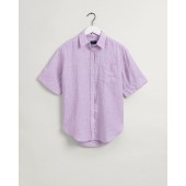 GANT Relaxed fit shirt in linen chambray with short sleeves - 3GW4322077