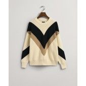 GANT Color Block Crew Neck Sweater - 3GW4804139