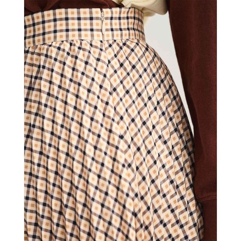 GANT Check Pleated Skirt - 3GW4400072