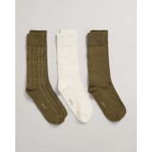 GANT Men's 3-Pack Check Socks With Gift Box - 3G9960216