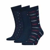 TH Men's Socks Giftbox 3 Pairs - 701220147 - TOMMY HILFIGER