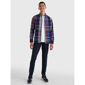 TH MIXED MULTICOLOUR CHECK REGULAR FIT SHIRT - MW0MW28354 - TOMMY HILFIGER