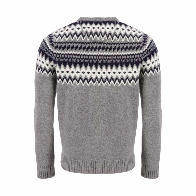 JACQUARD-STRICK PULLOVER WITH LAMBSWOOL - FYNCH HATTON - Antoniadis Stores