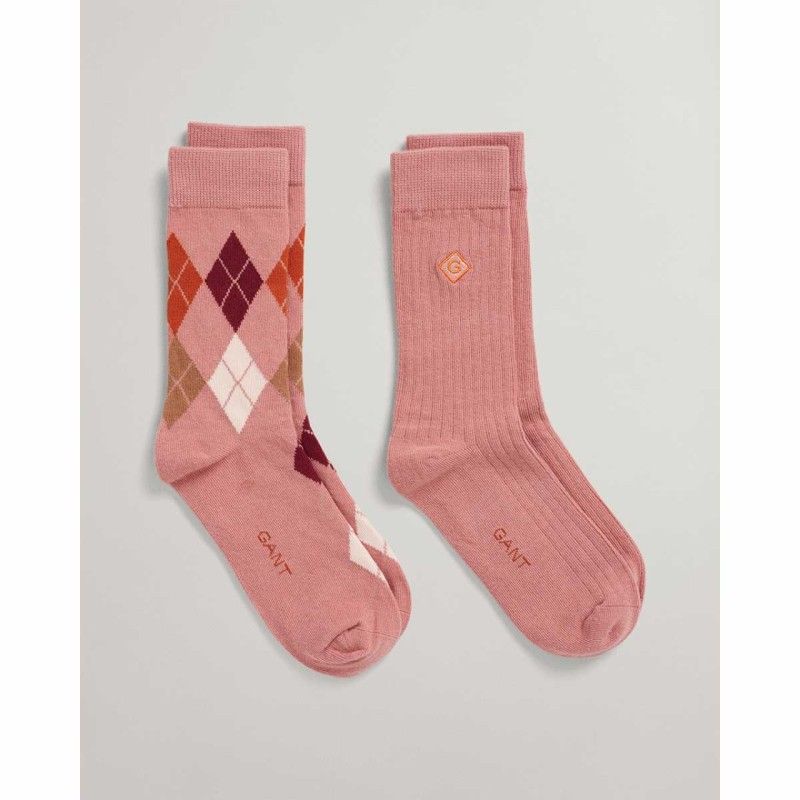 GANT Women's 2-Pack Argyle Socks - 3GW4960175