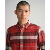 GANT Regular Fit Flannel Plaid Shirt - 3G3220079