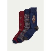 Polo Bear & Fair Isle 3-Sock Gift Set - 449892865001 - POLO RALPH LAUREN