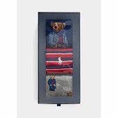 Polo Bear & Striped 3-Sock Gift Set - 449892866001 - POLO RALPH LAUREN