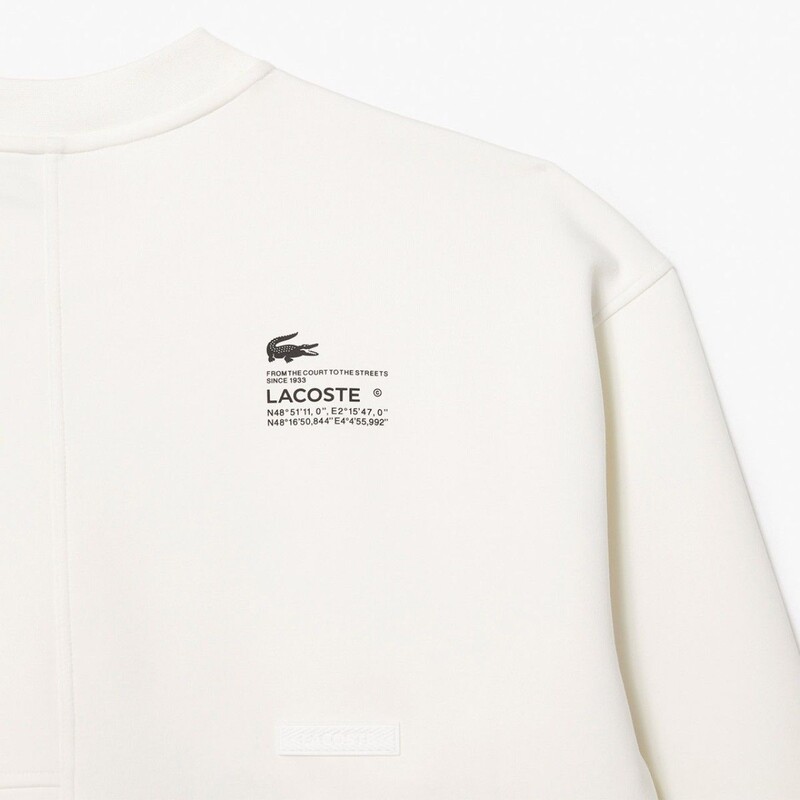 LACOSTE Men's Lacoste Loose Fit Patchwork Effect Sweatshirt - 3SH0101