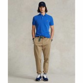Custom Slim Fit Mesh Polo Shirt - 710782592011 - POLO RALPH LAUREN