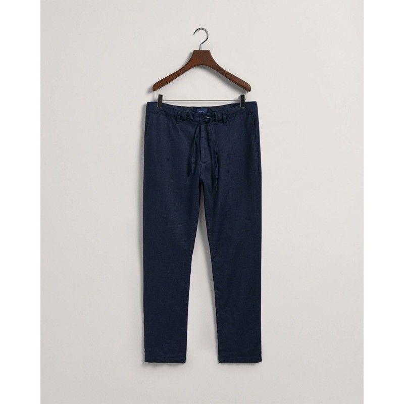 GANT Relaxed Fit Linen Drawstring Pants - 5@3G1505072
