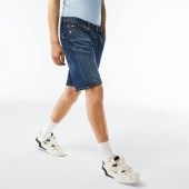 LACOSTE Men's Slim Fit Stretch Cotton Denim Bermuda Shorts - 5@3FH7541