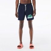 Men’s Lacoste Quick Dry Swim Trunks with Travel Bag - 3MH5633 - LACOSTE