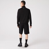 LACOSTE Men’s High Neck Cotton Blend Zip Sweatshirt - 3SH2702