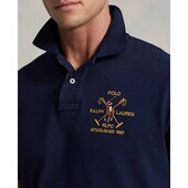 Custom Slim Fit Mesh Polo Shirt - 710900615002 - POLO RALPH LAUREN