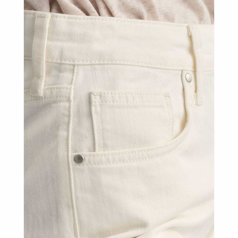 GANT White Denim Shorts - 3GW4020075