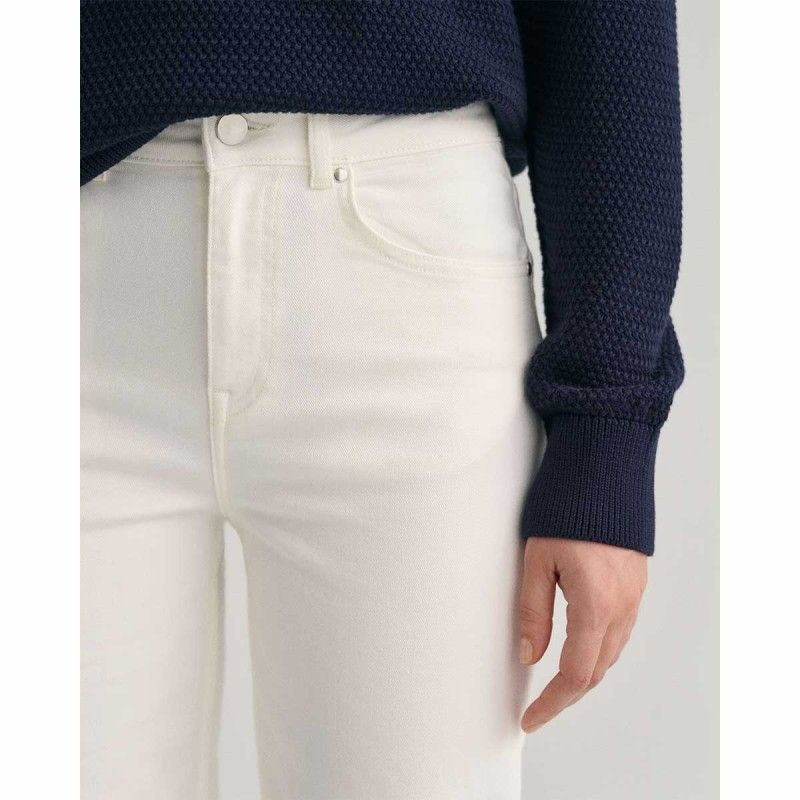 GANT Cropped Wide Leg Color Jeans - 3GW4100179