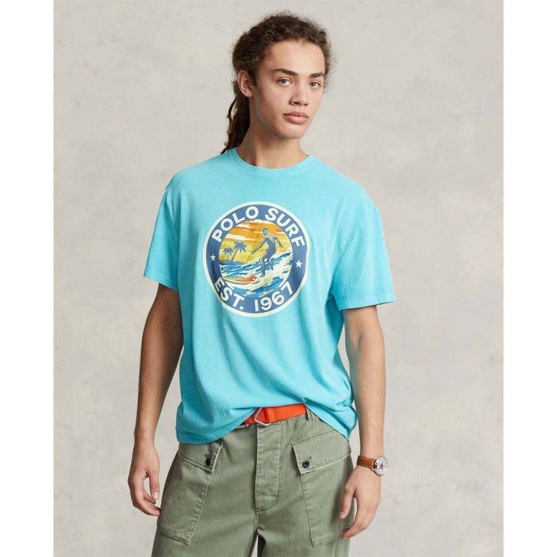 Classic Fit Cotton Polo Surf T-Shirt - 710904482001 - POLO RALPH LAUREN