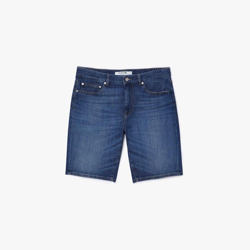 LACOSTE Men's Slim Fit Stretch Cotton Denim Bermuda Shorts - 5@3FH7541