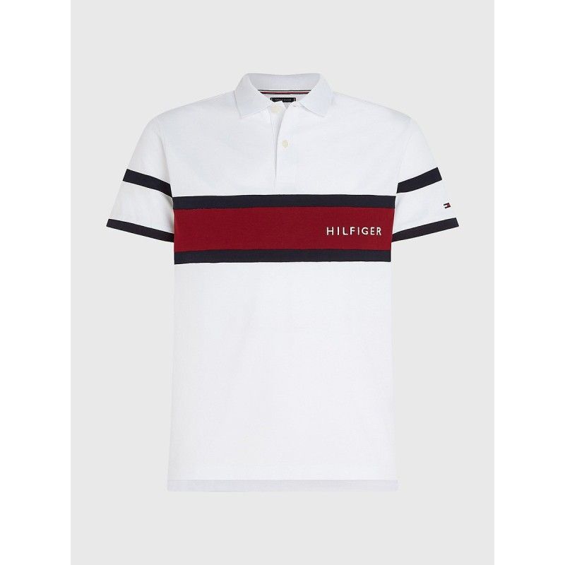 COLOUR-BLOCKED REGULAR FIT POLO - MW0MW30755 - TOMMY HILFIGER