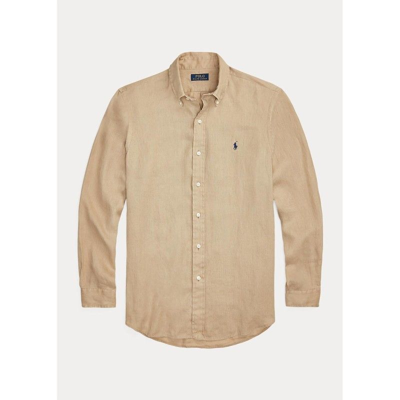 Custom Fit Linen Shirt - 710794141011 - POLO RALPH LAUREN