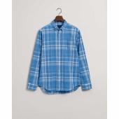 GANT Regular Fit Check Cotton Linen Shirt - 3G3230060