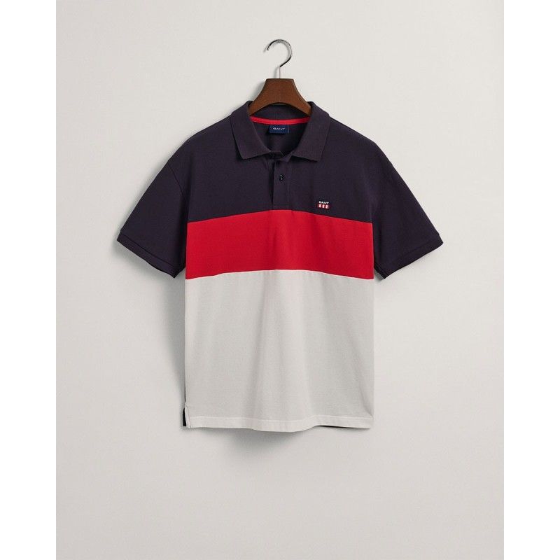 GANT Color Block Piqué Polo Shirt - 3G2063011