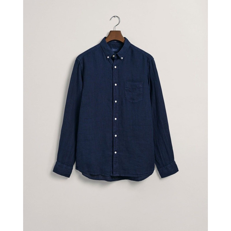GANT Regular Fit Garment-Dyed Linen Shirt - 3G3230102